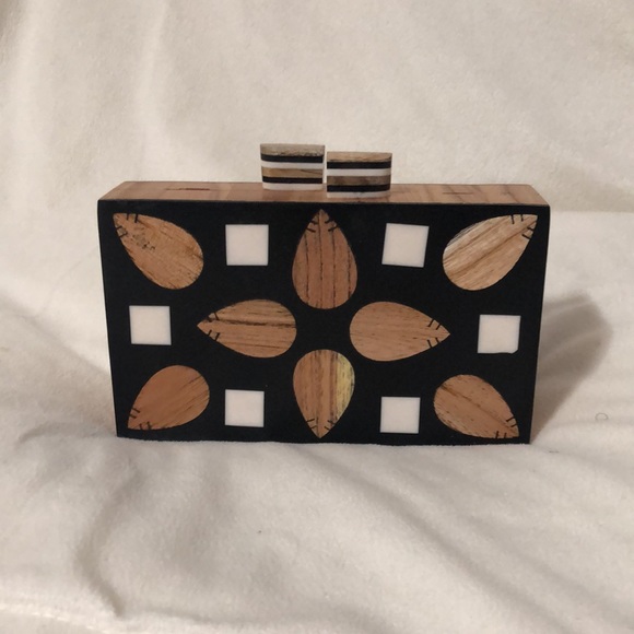 LULU wooden convertible handbag - Picture 1 of 9